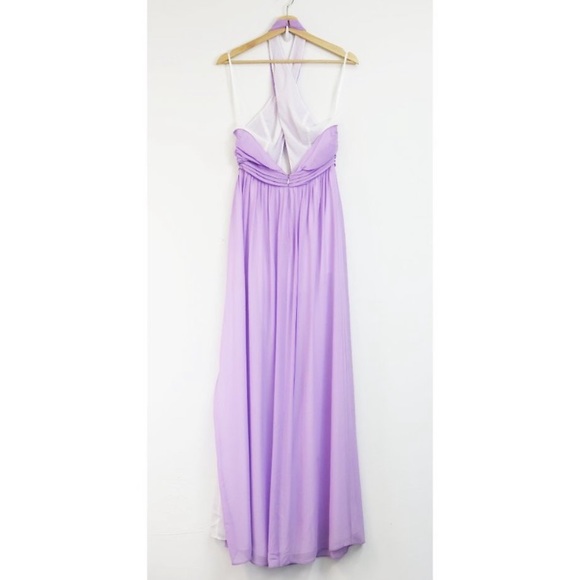 Majorelle Andromeda Ruched Halter Cut Out Gown - Picture 6 of 9